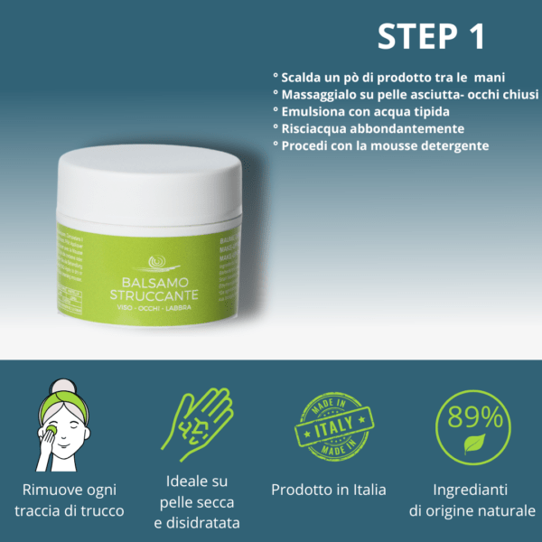 Kit Snail Care "Doppia Detersione": Balsamo Struccante + Mousse Detergente Viso - Immagine 7