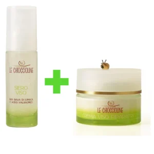 Offre Combo Crème Visage + Sérum Visage à la Bave d'Escargot Le Chioccioline