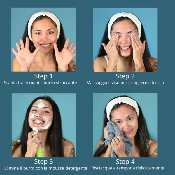 Kit Snail Care "Doppia Detersione": Balsamo Struccante + Mousse Detergente Viso - Immagine 4