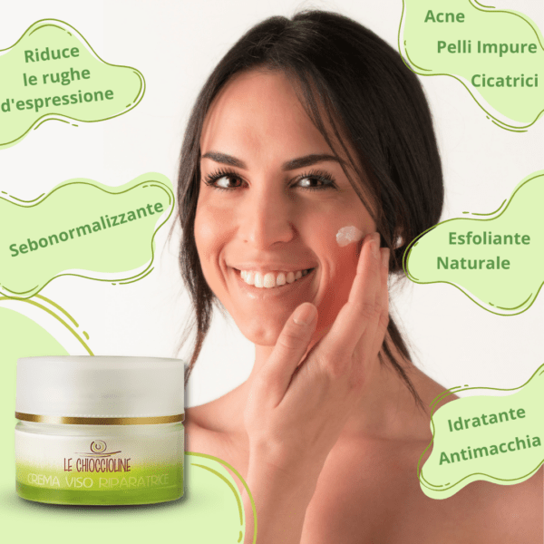 Crema Viso Riparatrice 80% Bava di Lumaca - 50ml - Image 2