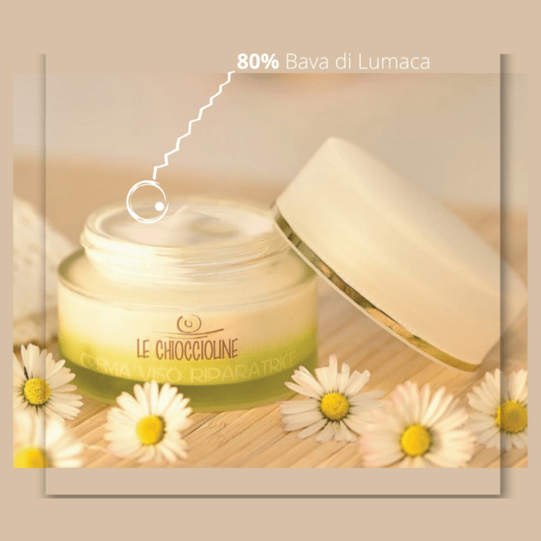 Crema Viso Riparatrice 80% Bava di Lumaca - 50ml - Image 3