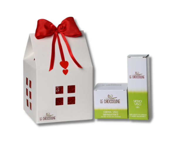 Cofanetto Regalo Cuore - Kit Siero Viso 30 ml + Crema Viso 50 ml