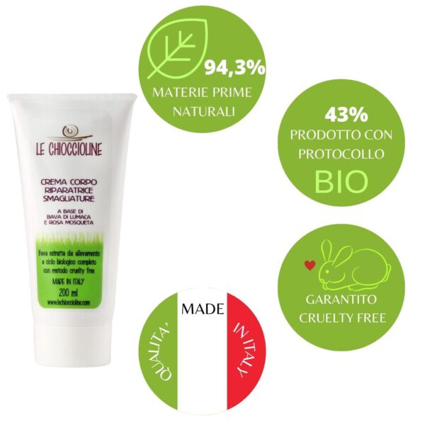 Crema Corpo - Smagliature - Cicatrici - 200 ml - Immagine 6